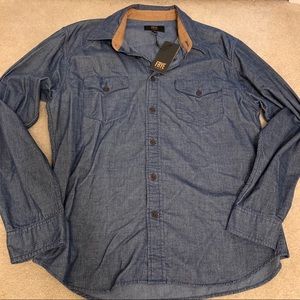 FRYE MEDIUM NWT MENS CORDUROY SHIRT